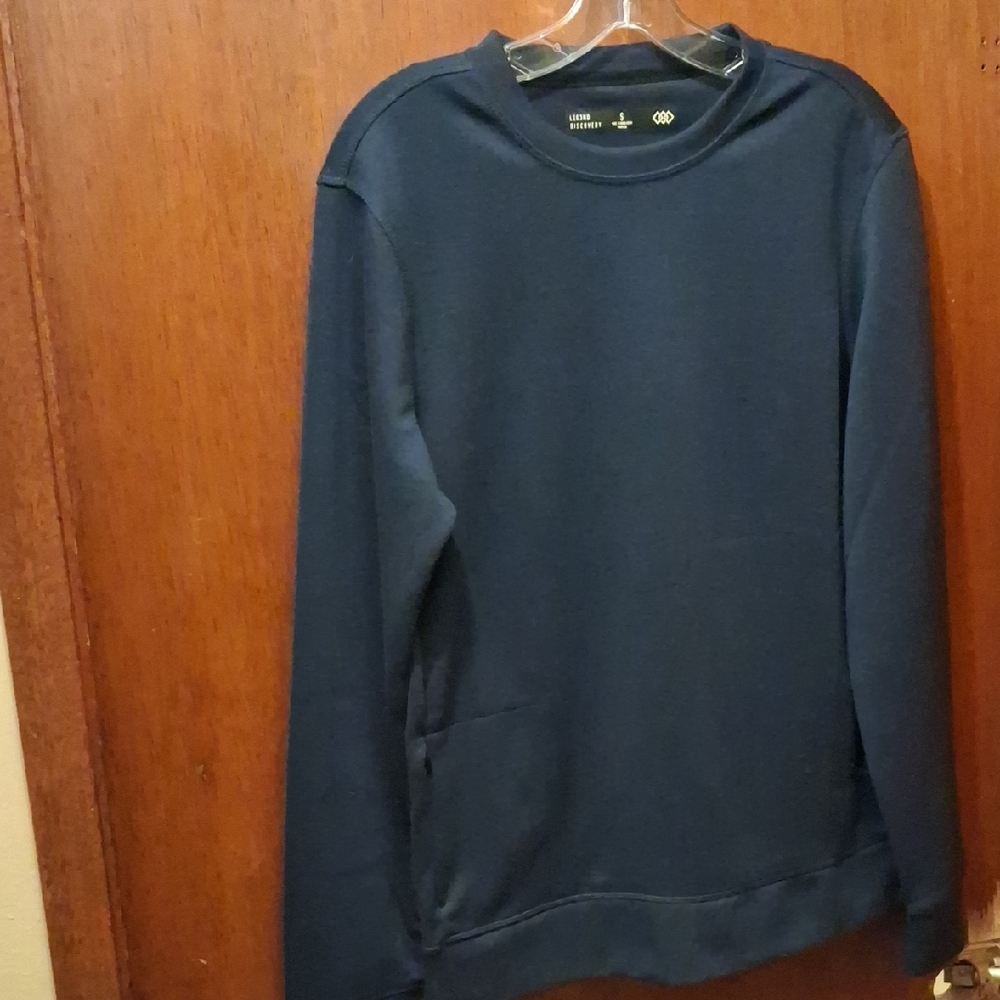 Discovery Men's Deep Blue Crewneck Sweater